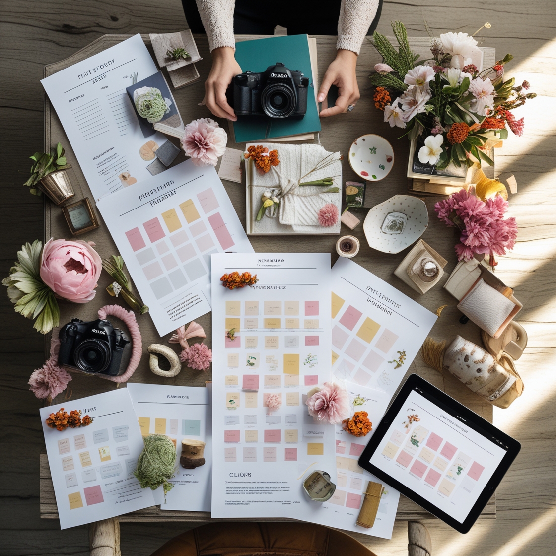 Creative Flat Lay Composition Templates